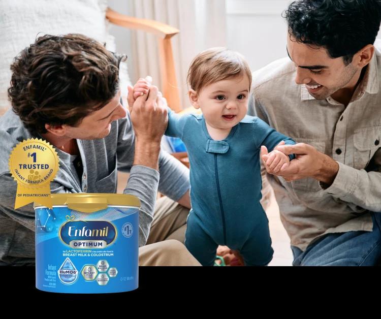 Enfamil Enspire™ Optimum Infant Formula, follow label instructions for preparation and storage